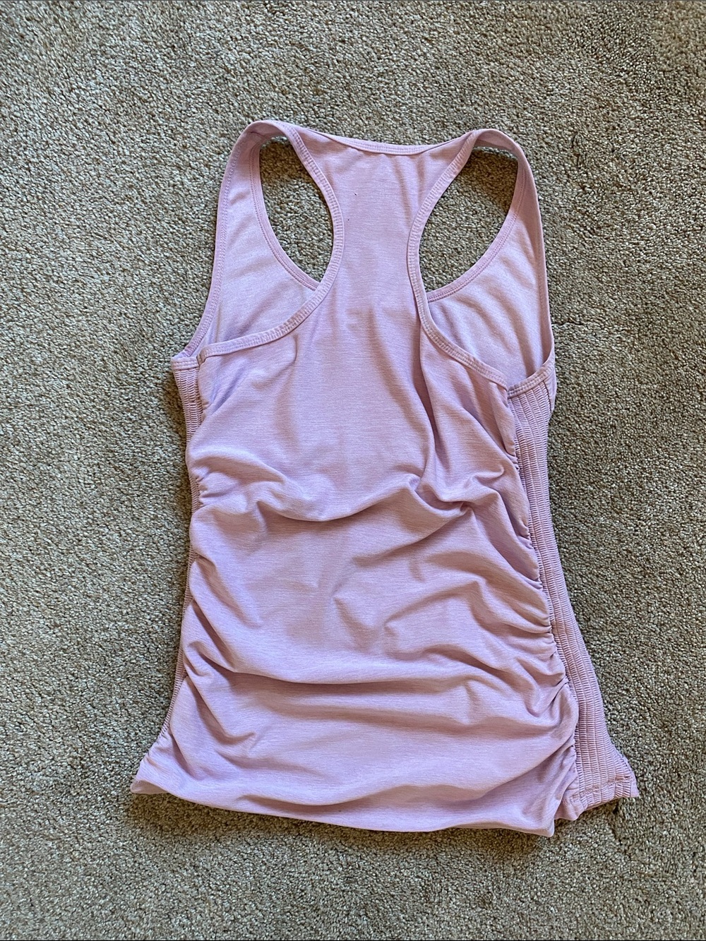 Old Navy Light Purple Racerback Ruched Tank - Picture 3 of 5